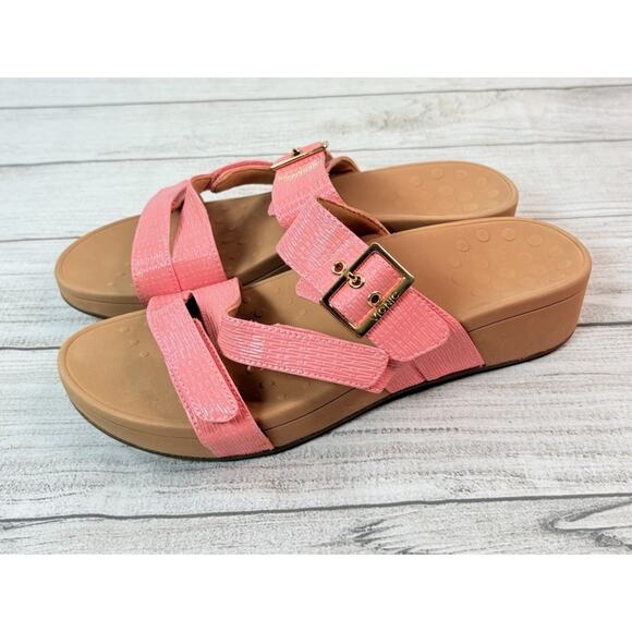 Slide Sandals Pink Sandals Size 11 Slide Sandals Vionic Joan